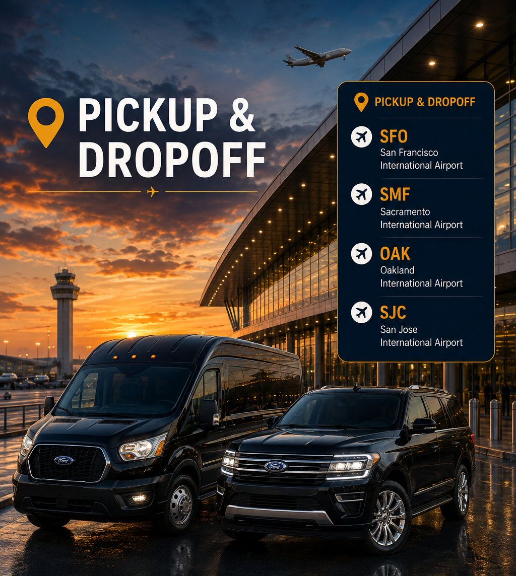 Private corporate and event transportation in Vacaville